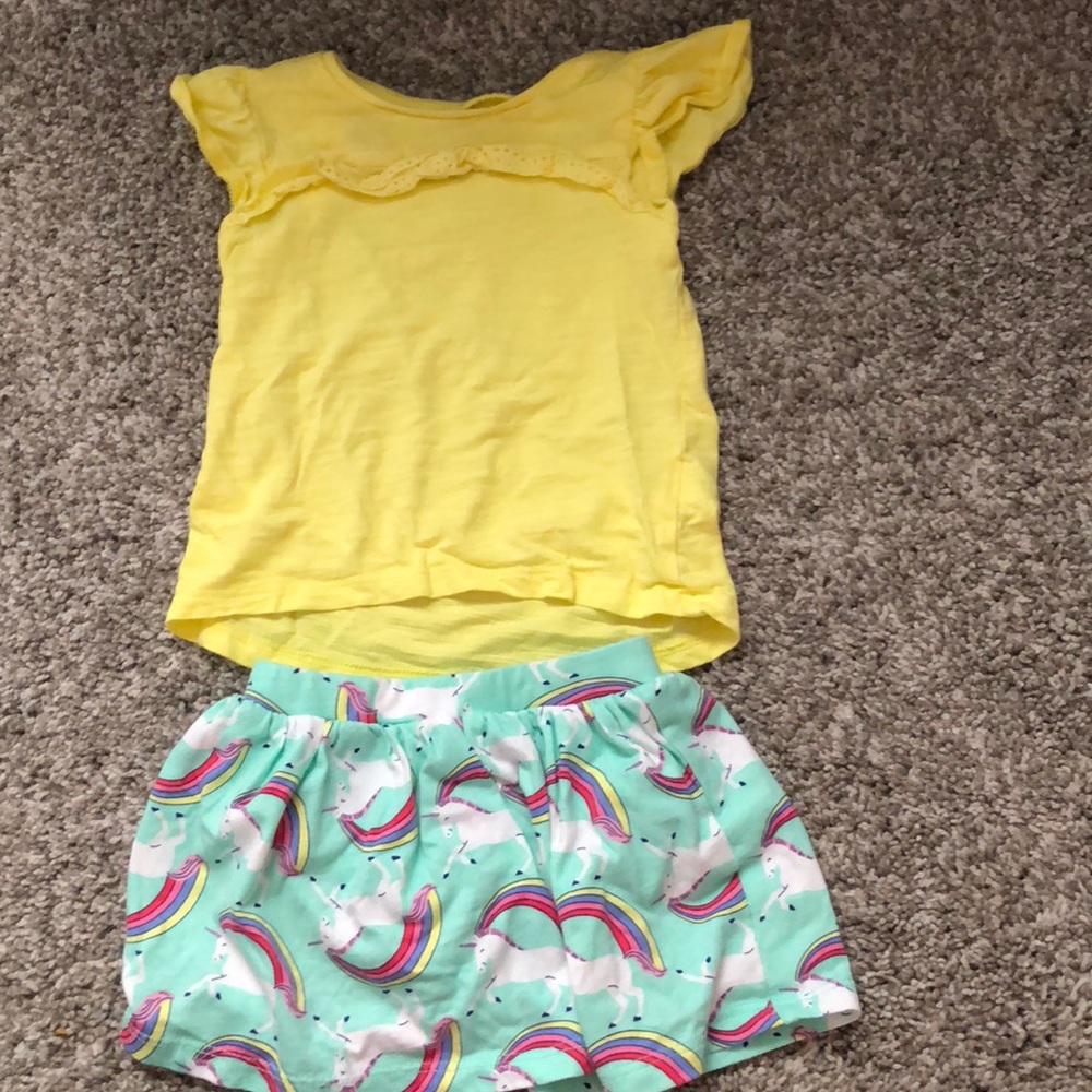Infant shirt and skort